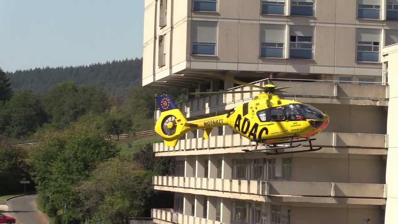 [Doppelter Start] RTH Christoph 10 startet und landet am LRZ Wittlich