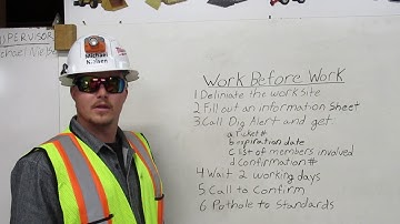 Dig Alert 1 of 3 work before work by Operator Nielsen.