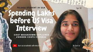 Ep 02: ₹2 Lakhs Before US Visa Interview?! 😳 | My Honest Cost Breakdown (INR + USD)