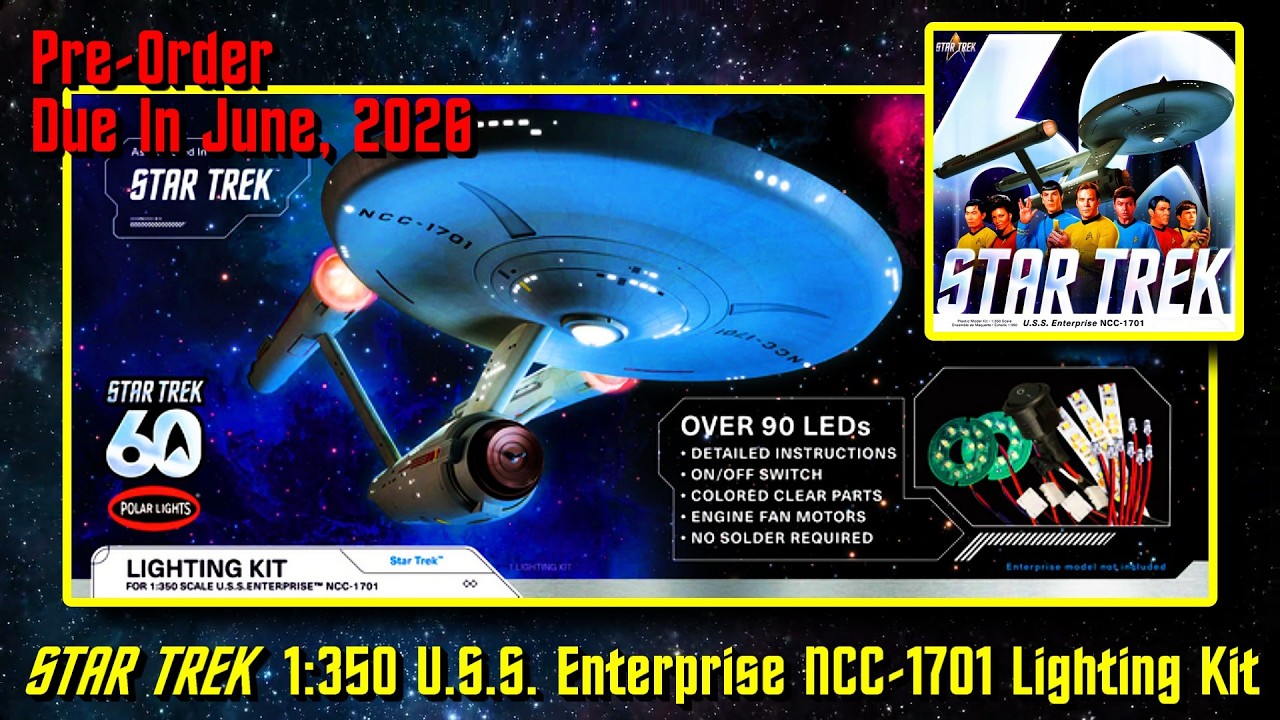 PREORDER Polar Lights STAR TREK The Original Series USS Enterprise