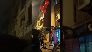Helyumlu Balon Nisa Yazılıp Uçuruldu Çok Güzel Olmuş Ama Yağmur Ve Rüzgardan Dolayı Bu Kadarlık