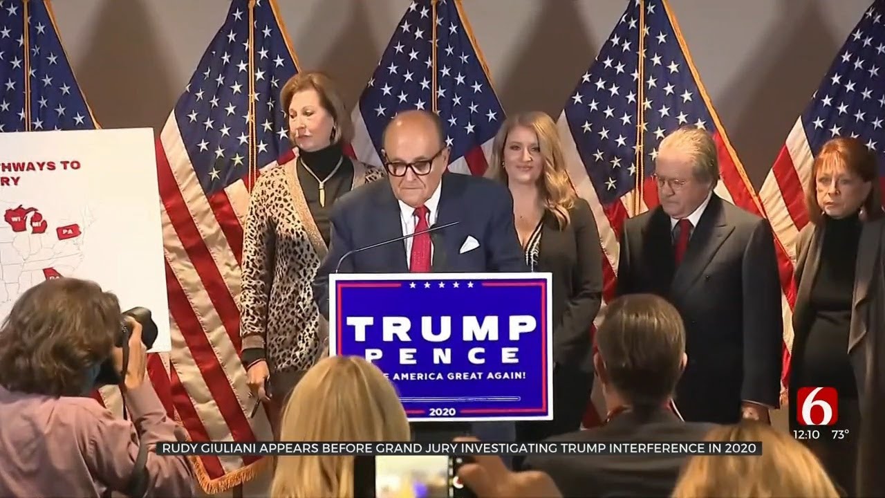 Giuliani Appears Before Georgia Grand Jury Investigating Trump Election ...