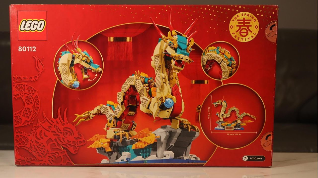 Lego Auspicious Dragon Opening and Build