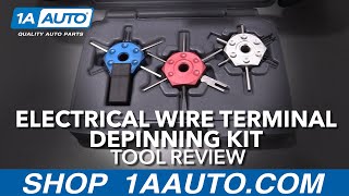 Electrical Wire Terminal Depinning Kit - Available at 1aauto.com