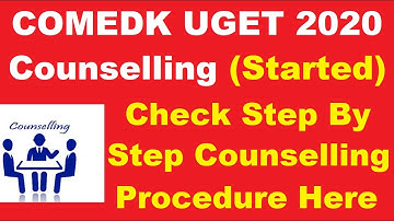 COMEDK UGET 2020 Counseling (Started) - Know How to Apply For COMEDK UGET 2020 Online Choice Filling