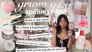 POV: we’re on face time 🍵 GRWM Q\&A + GIRL TALK (makeup routine 2024) youtube \& high school advice