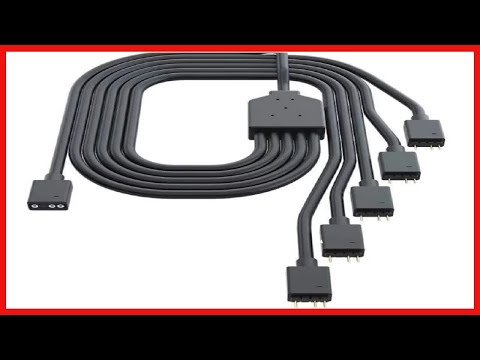 Cooler Master 1-to-5 ARGB Splitter Cable / 5V - Support 3-pin ...