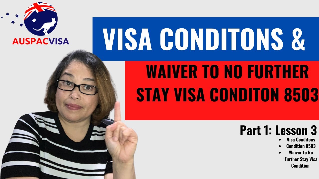 tourist visa 8503 condition