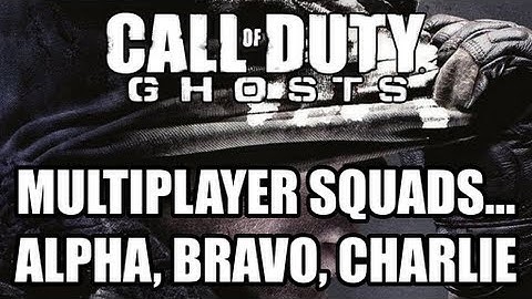 Call of Duty Ghosts Multiplayer Squads - 12v12 or 16v16 Gamemodes?  (CoD Ghosts Multiplayer Menu )