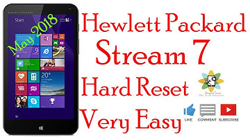 How To Hewlett Packard Stream 7 Screen Lock Remove