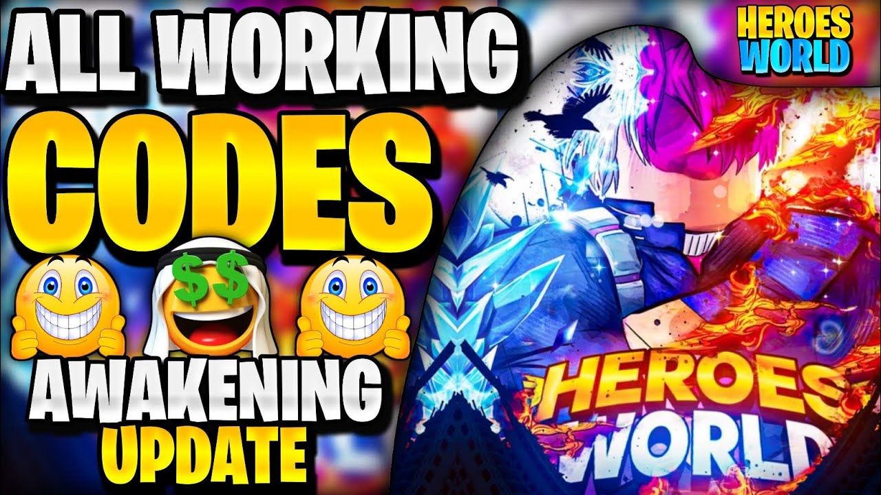 🤯*NEW* ALL WORKING AWAKENING UPDATE CODES FOR HEROES WORLD! ROBLOX ...