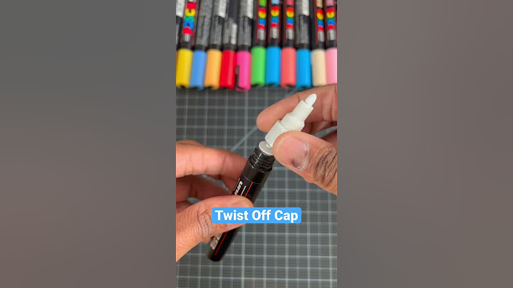 Best Way To Refill Posca Pens! 😍 #drawing #art #shorts