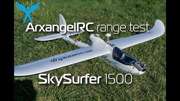 SonicModell SkySurfer 1500 - doing some long range tests /w a 200mW 5.8Ghz vtx (4.8kms)