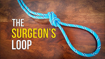 How to Tie the Surgeons Loop Knot in UNDER 60 SECONDS!! | How to Tie a LOOP KNOT
