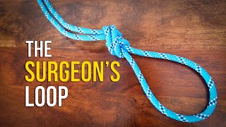How to Tie the Surgeons Loop Knot in UNDER 60 SECONDS | How to Tie a LOOP KNOT