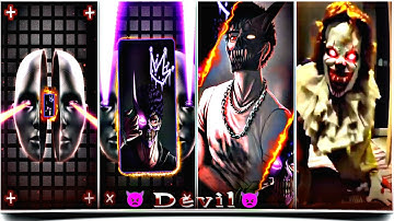 👿Devil Attitude Trend Song🖤| Devil Attitude Video Editing Alight Motion | New Effect Status Editing