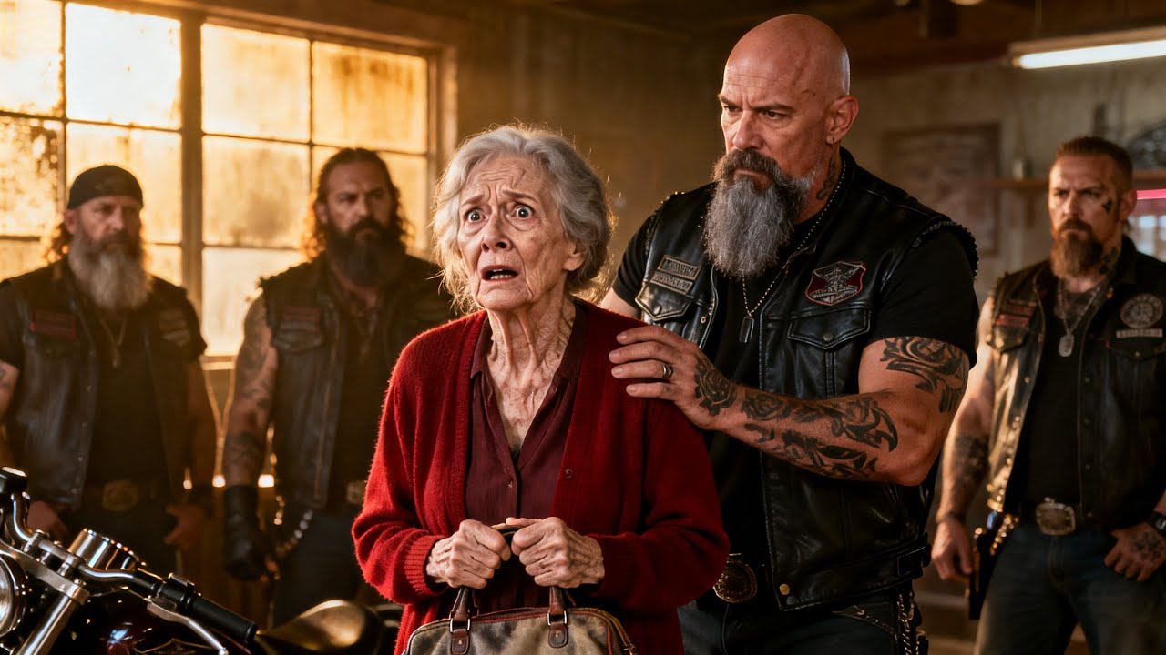 Elderly Woman Asks Hells Angels Bikers for Help — 