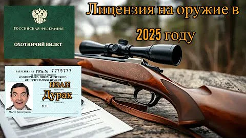 Как получить РАЗРЕШЕНИЕ НА ОРУЖИЕ  в 2025