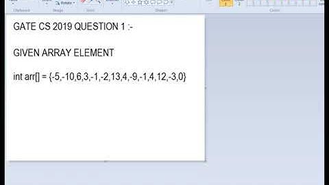 Gate 2019 Cse || Programming questions with Answer