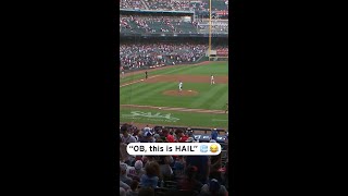 Red Sox-Braves Game Gets Interrupted BY HAIL?! 🧊🥶