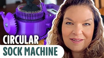 FIRST LOOK At My New Circular Sock Machine
