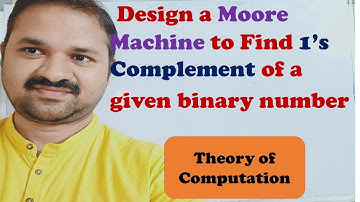 Design a Moore Machine to find 1