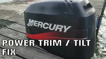 Mercury Outboard Power Trim Not Working FIXED