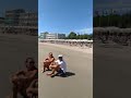 Follonica beach on Thyrrenian sea coast. Tuscany, Italy