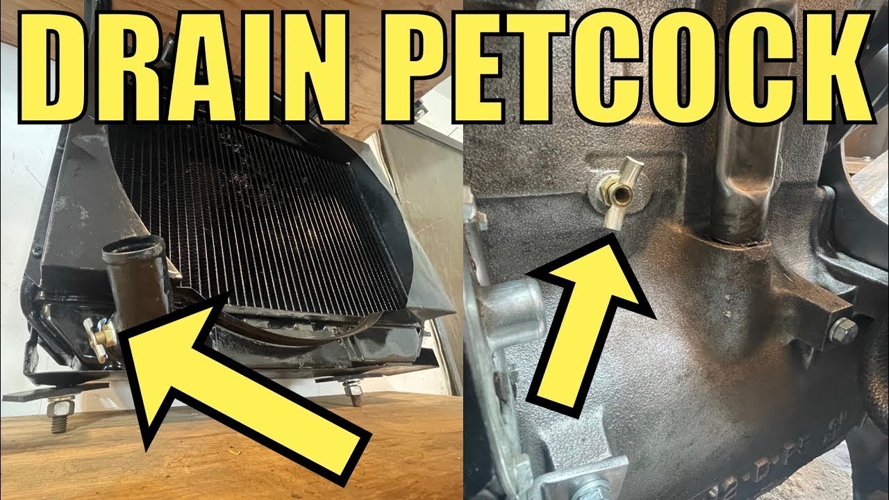How to fix and locate willys jeep radiator engine coolant drain plugs