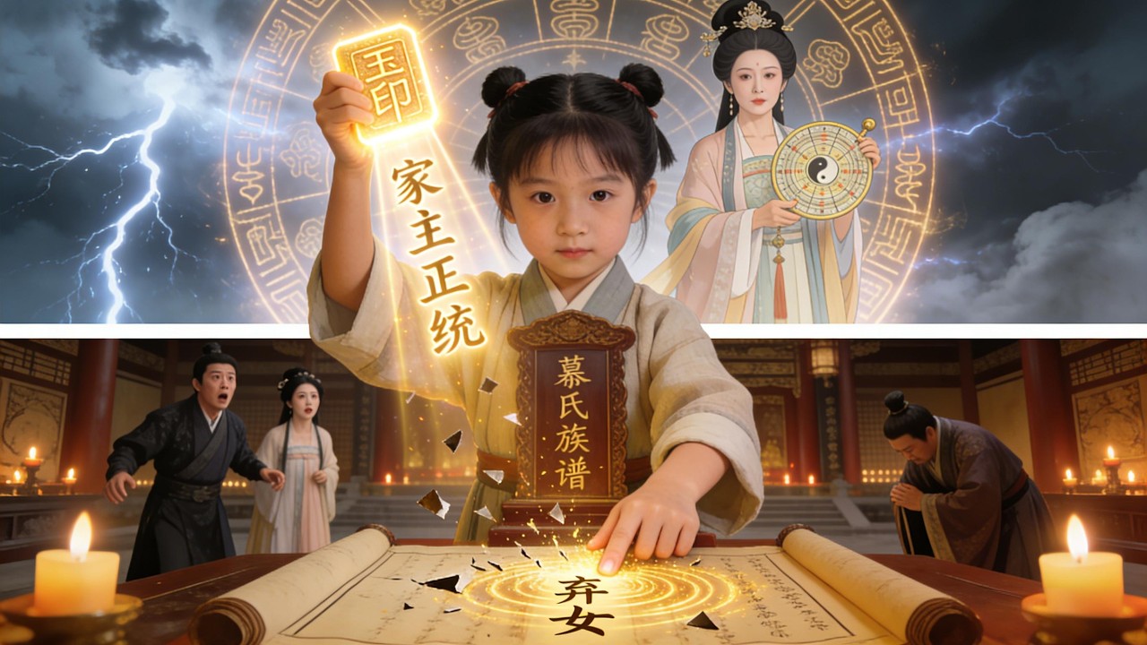 🎈🎈千年老祖渡劫隕落，魂穿慕家7歲棄嫡女！昔日縱橫三界的大能，如今淪為任人欺凌的小可憐，極品親戚輪番刁難，私生女覬覦嫡女之位，開局即地獄模式！🎇#drama #movie #短剧