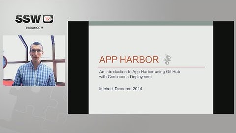 App Harbour using Git Hub with Continuous Deployment with Michael Demarco