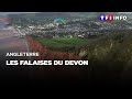 Angleterre  les falaises du devon