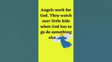 FUNNY CLEAN JOKE!!! What Do Kids Know About Angels?? #Shorts