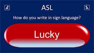 Deaf Community Ask. How To Write It In Sign Language Lucky