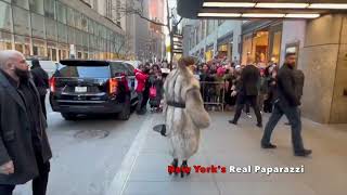 Jennifer Lopez bodyguards slaps a fans hand away.