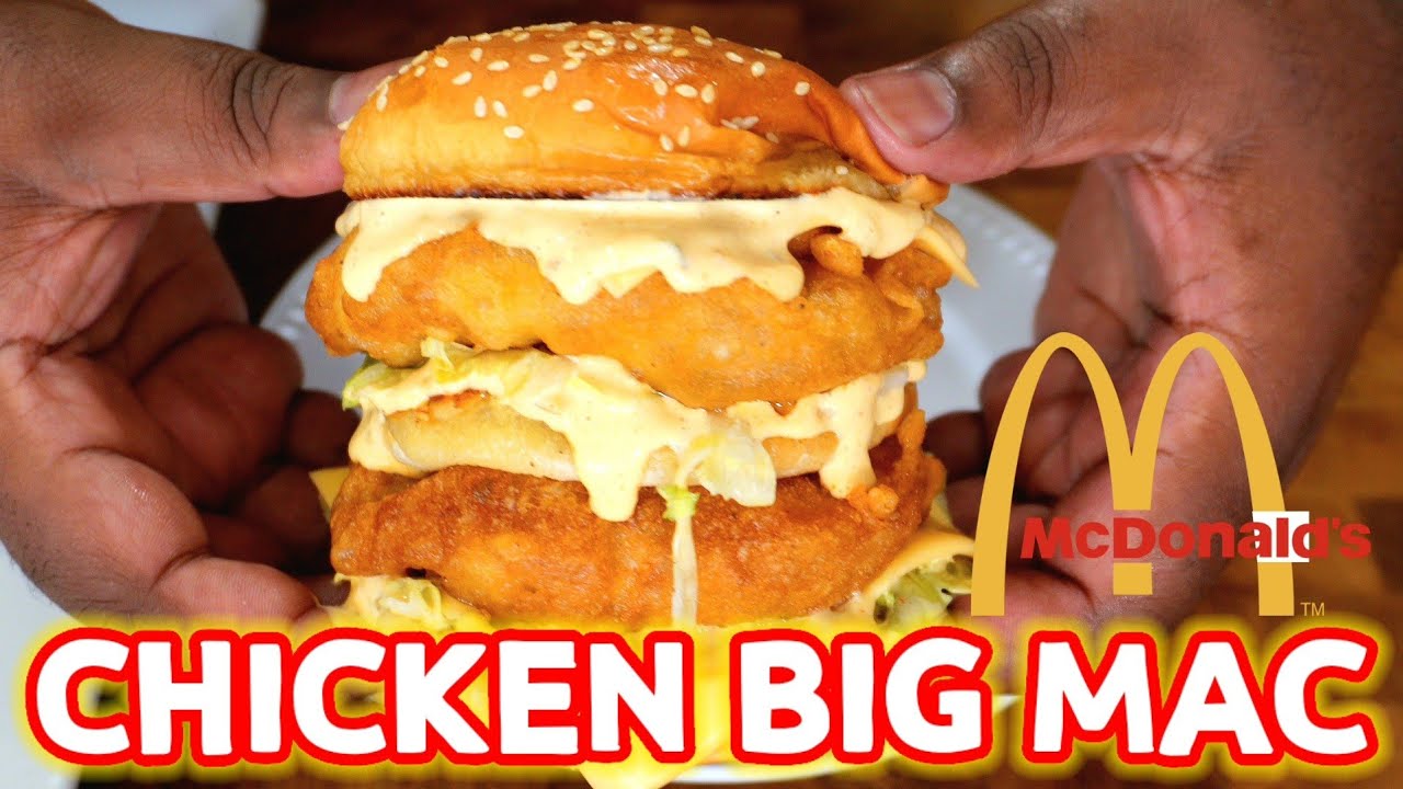 McDonald's Chicken Big Mac Recipe | At Home - YouTube