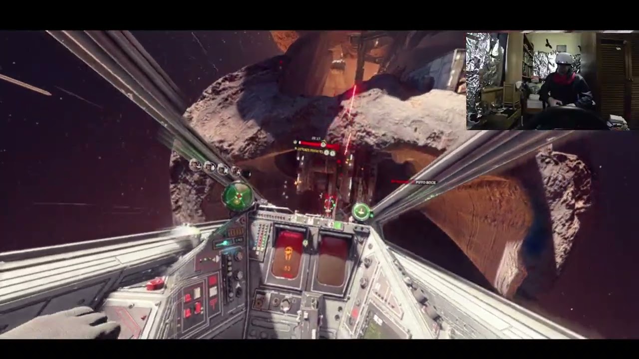 PsVR2 pc Star Wars squadrons VR gameplay