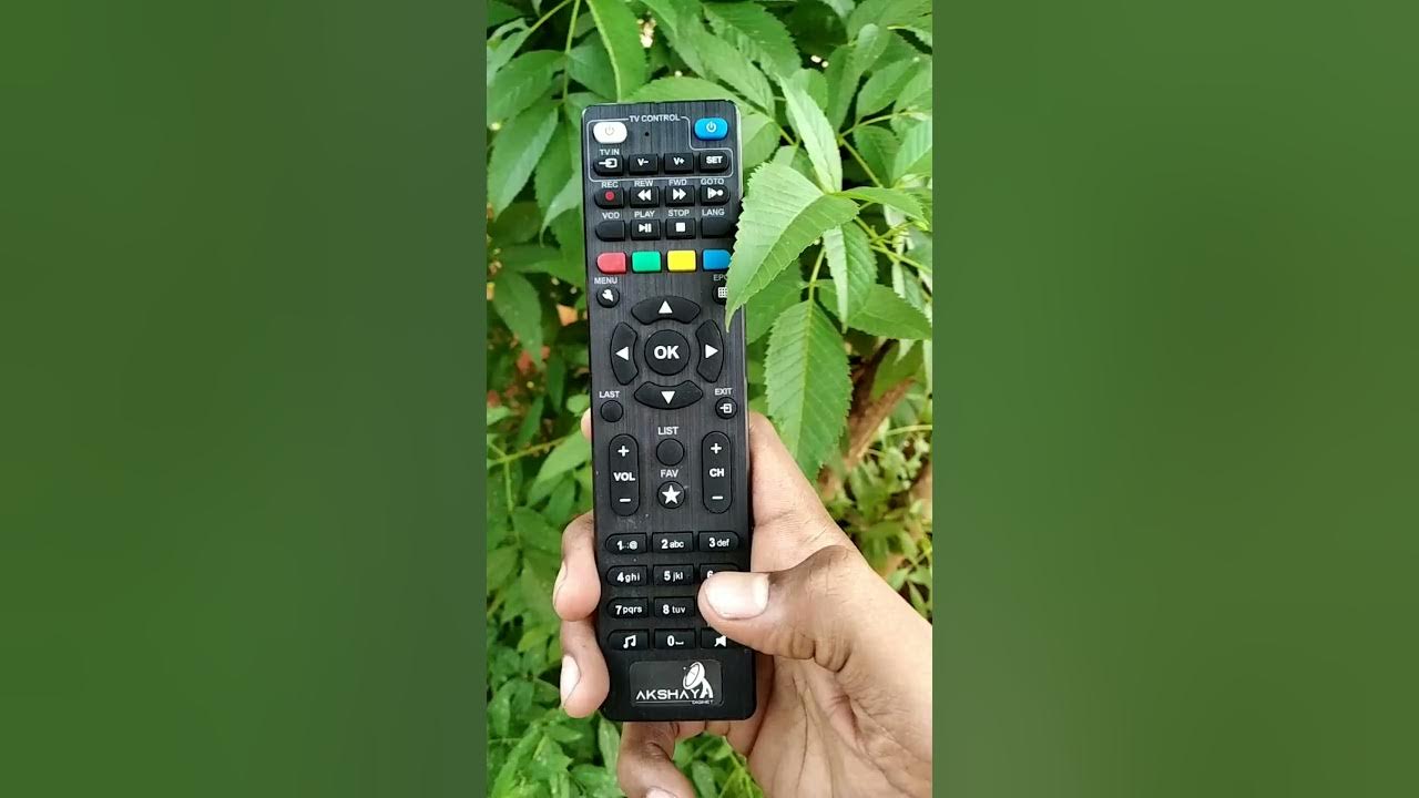 Use settopbox remote 📡for TV📺 YouTube