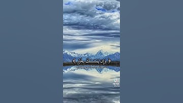وإن يمسسك الله بضر فلا كاشف إلا هو #القرآن_الكريم #تلاوه_خاشعه