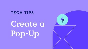How Do I Create a Pop-up?
