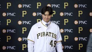 Jun-Seok Shim realizes a dream as South Korean pitching prospect introduced by Pirates|MLB|심준석|야구 - YouTube