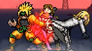 Giorno & Jolyne Kujo vs Dio & Funny Valentine | Epic Battle MUGEN