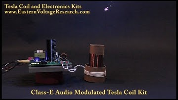 Class E Audio Modulated Tesla Coil