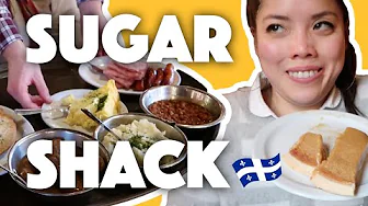 Sugar Shack 4 TIPS to survive 🍁  Maple syrup & baked beans in a Cabane à sucre, Québec