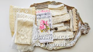 Lavish Laces in a Journal