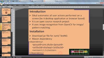 Sikuli(x) framework using Java programming - Introduction