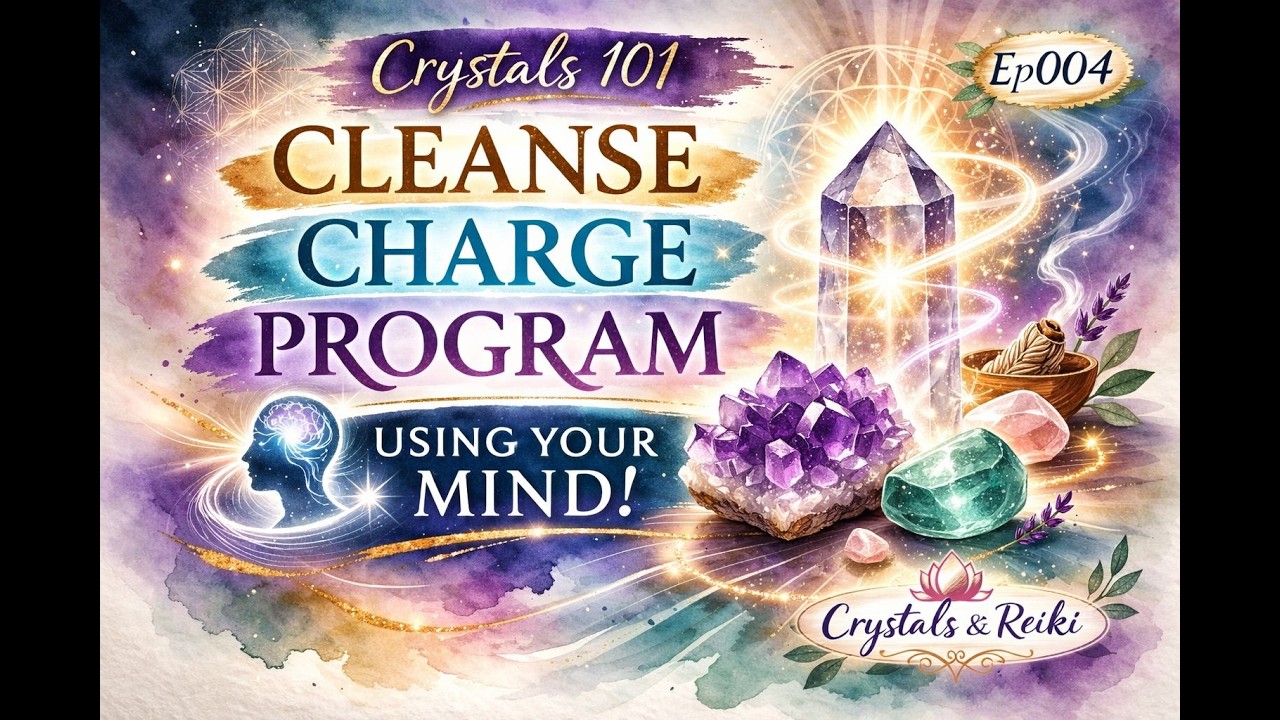 How to Cleanse, Charge & Program Crystals Using Your Imagination - YouTube