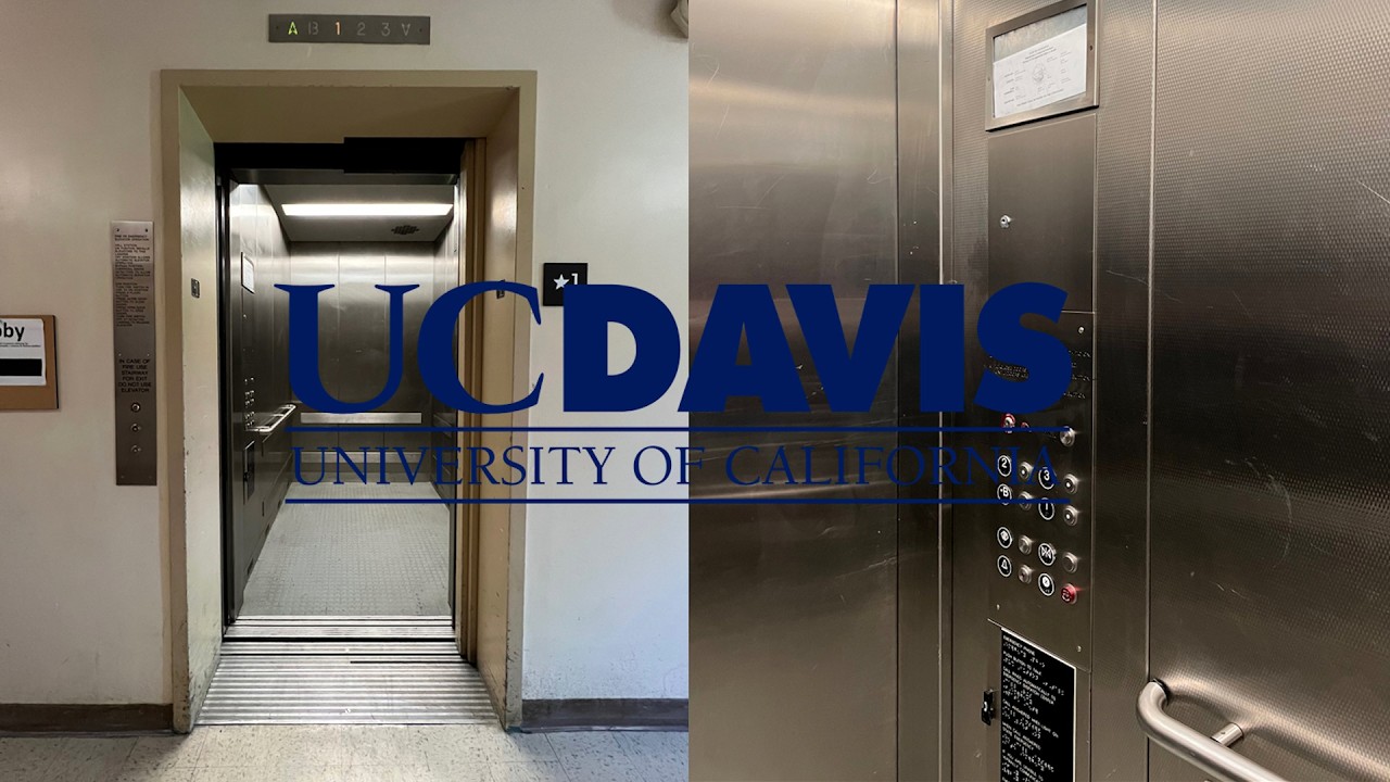 Отличный мотор! Гидравлический лифт Bolin (mb. Montgomery) - Young Hall, UCD - Дэвис, Калифорния.