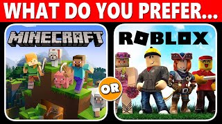 What Do You Prefer? Minecraft or Roblox? Games & Apps Edition 🎮 📱 screenshot 4