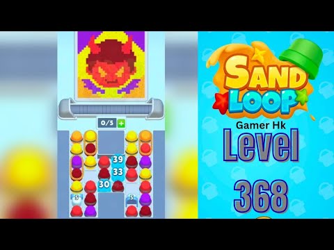 Sand loop level 368 Hard Level Walkthrough Solution 